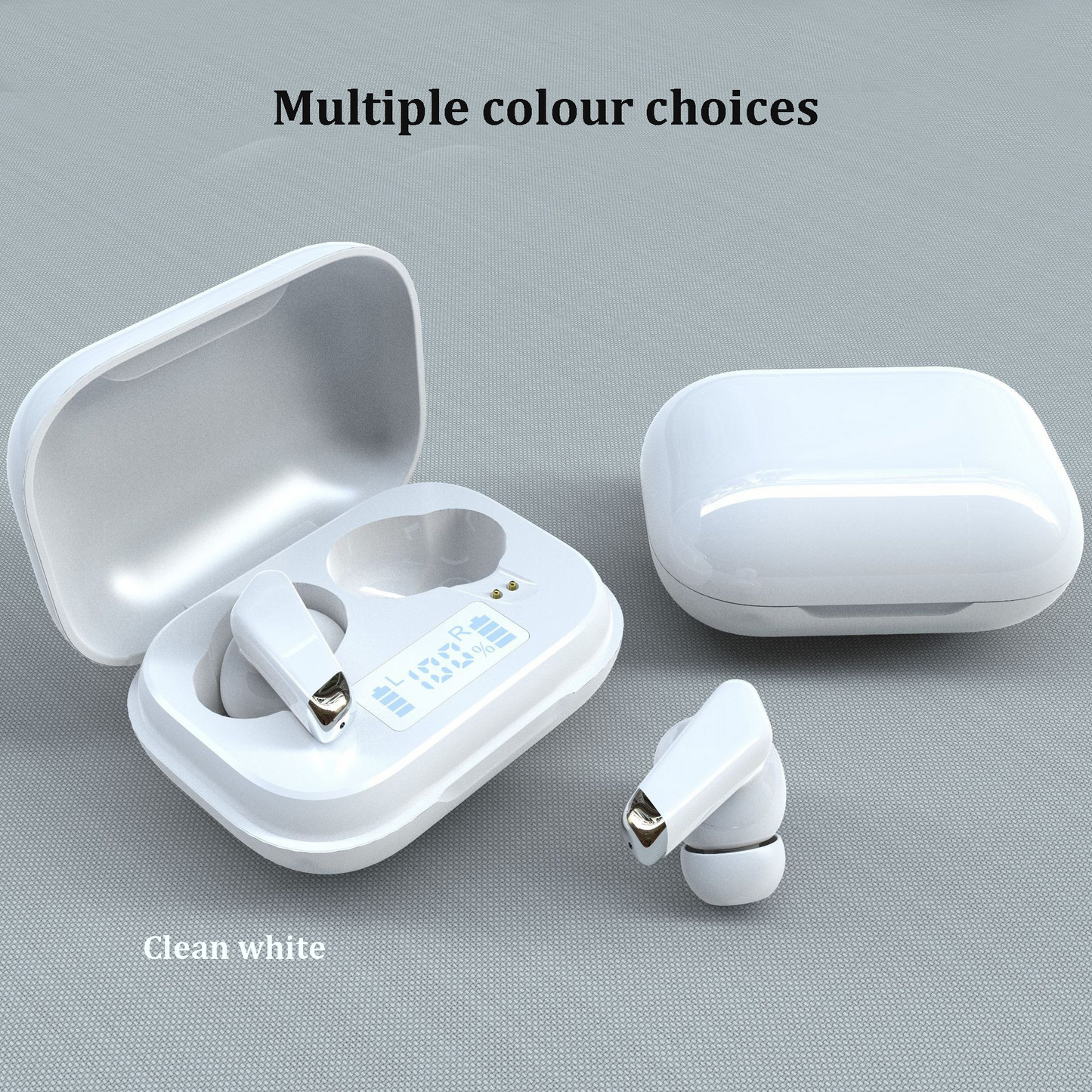 MG_S20 Earphones Active noise cancelling wireless Bluetooth headset TWS In-ear Sports touch ANC Bluetooth headphones