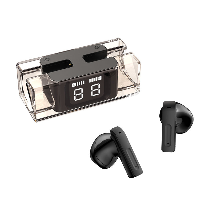 GM E90 Transparent Design True Wireless Gaming Earbuds Handsfree Sport Stereo Heavy Bass Quality Sounds LONG PLAYING
