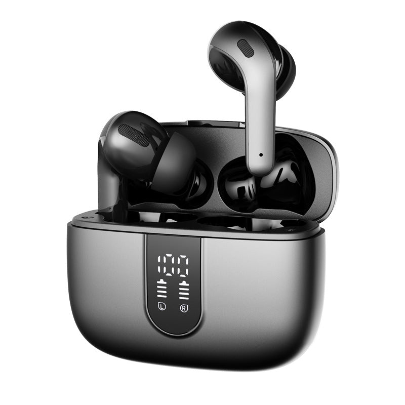 GM X08 Bluetooth Headphones True Wireless Earbuds 60H Playback LED Power Display Earphones with Wireless Charging Case IPX5 Waterproof in-Ear Earbuds with Mic for TV Smart Phone Computer Laptop Sports