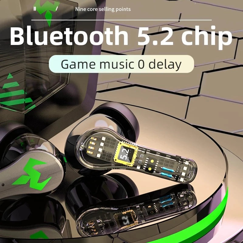 N35 Esports Bluetooth earphones 5.2 Dual in-ear earbuds low-latency cool gaming headset