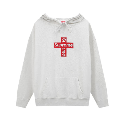 GMSupreme Fleece-Lined Full Series Hooded Sweatshirt Men's Jacket Hoodie BOX Classic Collaboration Long Sleeve