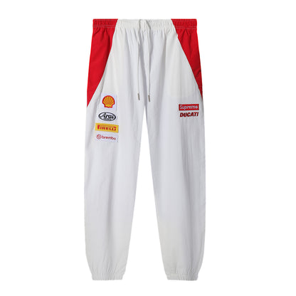 Supreme Ducati Collaboration Racing Style Windbreaker Jacket for Men