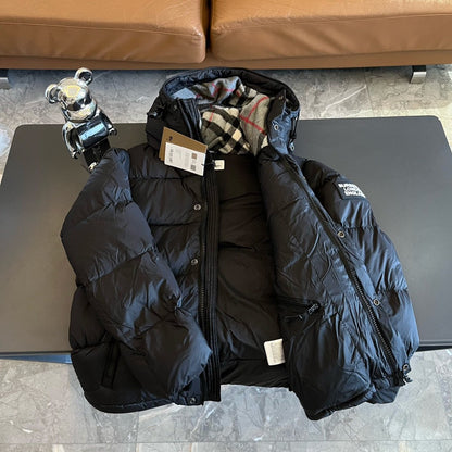 B Brand Sleeveless Couple Style Down Jacket Detachable Sleeves Hooded Down Jacket