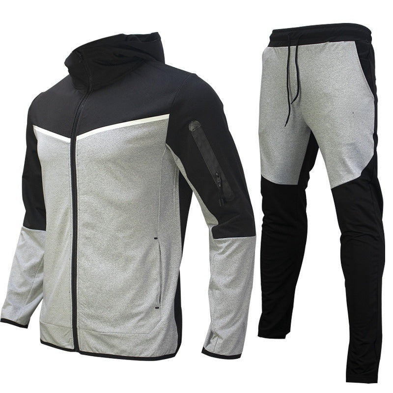 Spring and Autumn Hooded Suits Men's and Women's NK Sports Leisure Suit Sports Fashionable Jacket Trousers Fashion Brand Clothes
