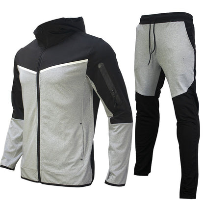 Spring and Autumn Hooded Suits Men's and Women's NK Sports Leisure Suit Sports Fashionable Jacket Trousers Fashion Brand Clothes