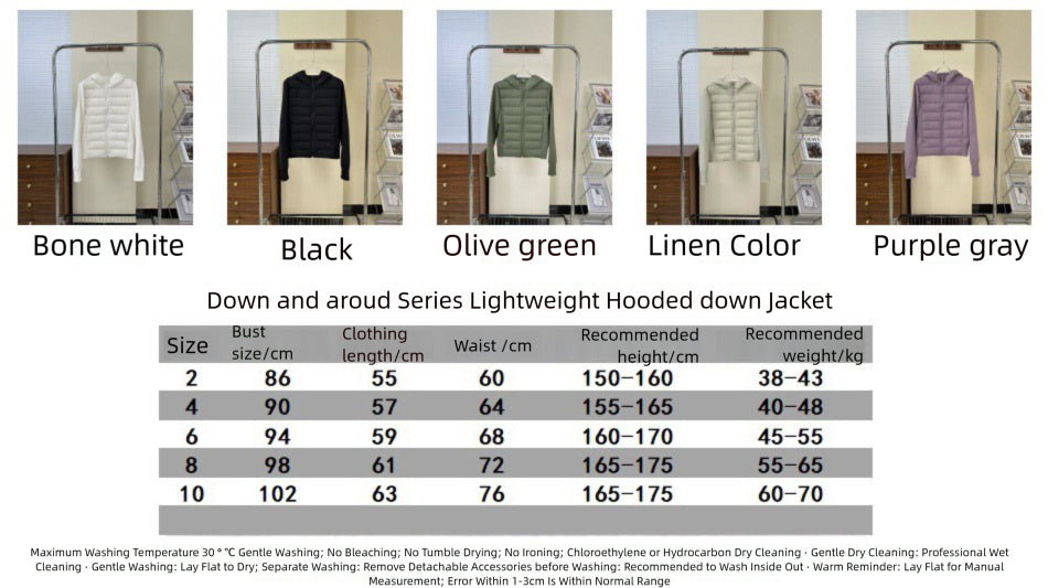 Lulu Same Style Lightweight Patchwork Down Jacket DownAndAround Hooded Slim Fit Sports Jacket Coat