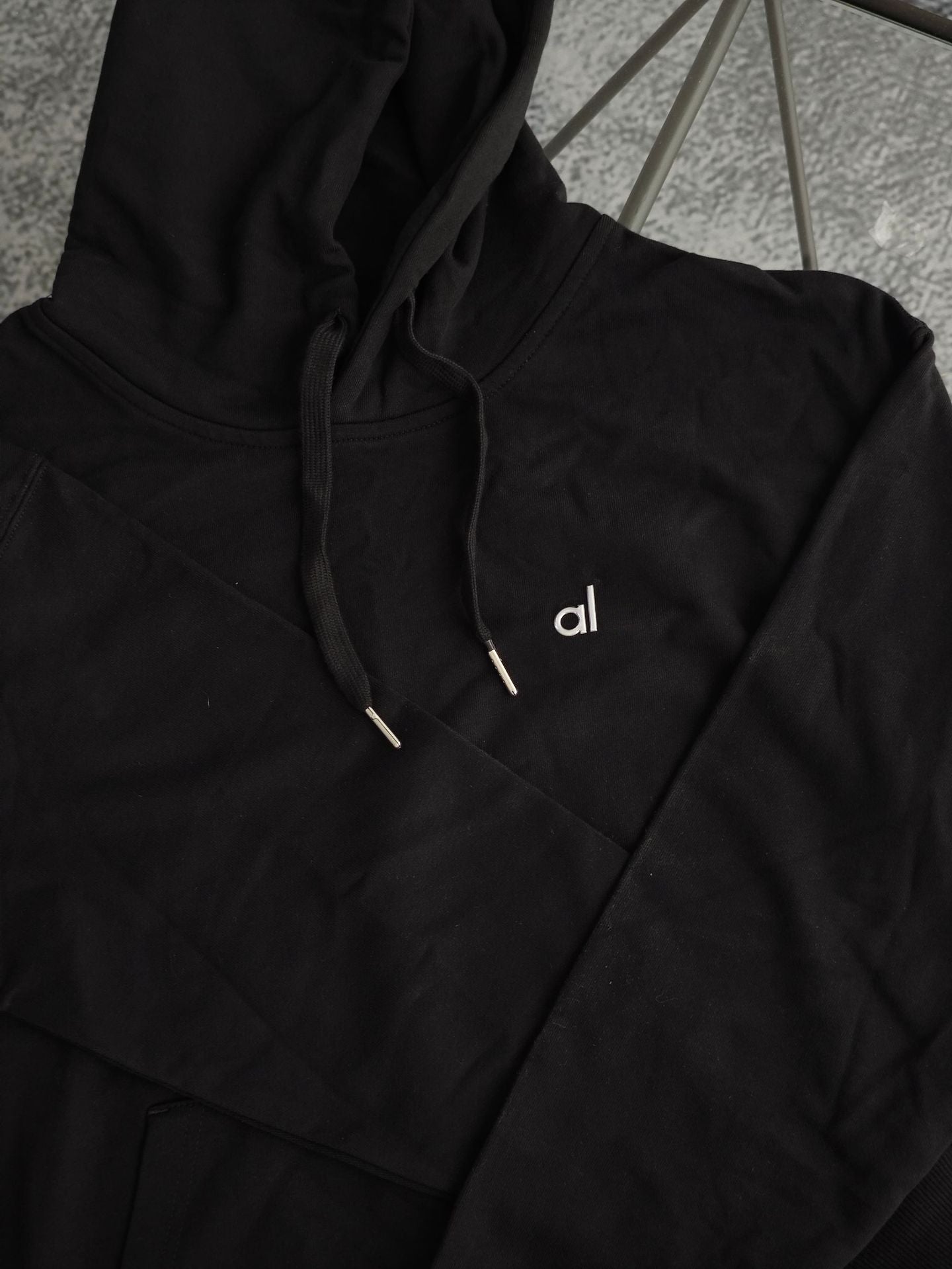 al Autumn Winter 2024 New Trendy Casual Hooded Loose Long Sleeve Sweatshirt Sports Set for Men and Women Couples