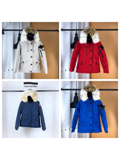 Hot-Selling Big Goose Duck Down 03 Style Flight Jacket White Duck Down Parka Coat Putian High Version 2026 Autumn Winter