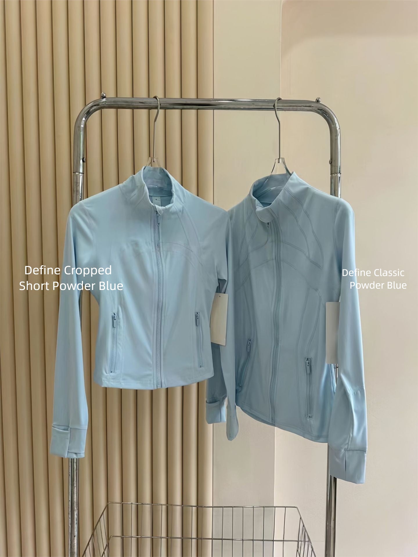 Lulu Short Define Same Style Yoga Jacket Spring Summer Stand Collar Women's Jacket Stretch Slim Fit Sports Fitness Long Sleeve Top