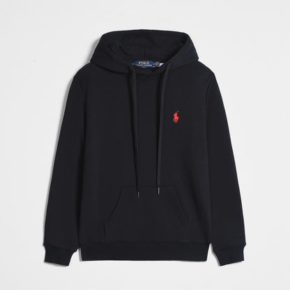 GMabcd Spring and Autumn Thin Pony Hooded Sweatshirt RL Cardigan Zipper Embroidery Loose Plus Size Paul POLO Jacket