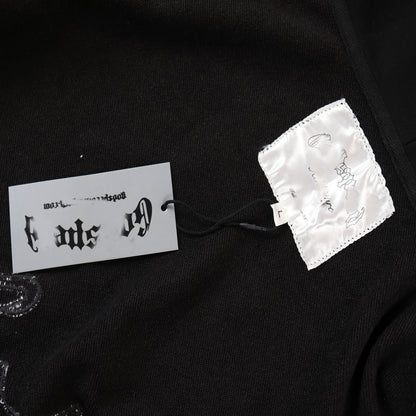 GMabcd Casual Set God-peed Patch Letter Cardigan Hoodie High Street Men's Casual Sweatshirt Sweatpants