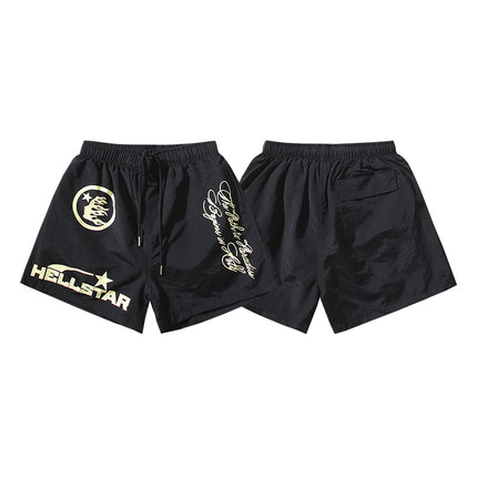 Washed Vintage Casual Shorts 2024 Summer New European and American Trendy Brand Five-Point Shorts