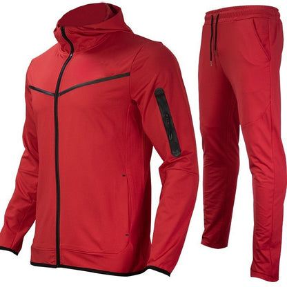 Spring and Autumn Hooded Suits Men's and Women's NK Sports Leisure Suit Sports Fashionable Jacket Trousers Fashion Brand Clothes