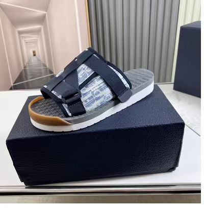 GMabcd Men's Fashion Printed Cloth Magic Tape Casual Slip-On Sandals Non-Slip Outdoor Beach