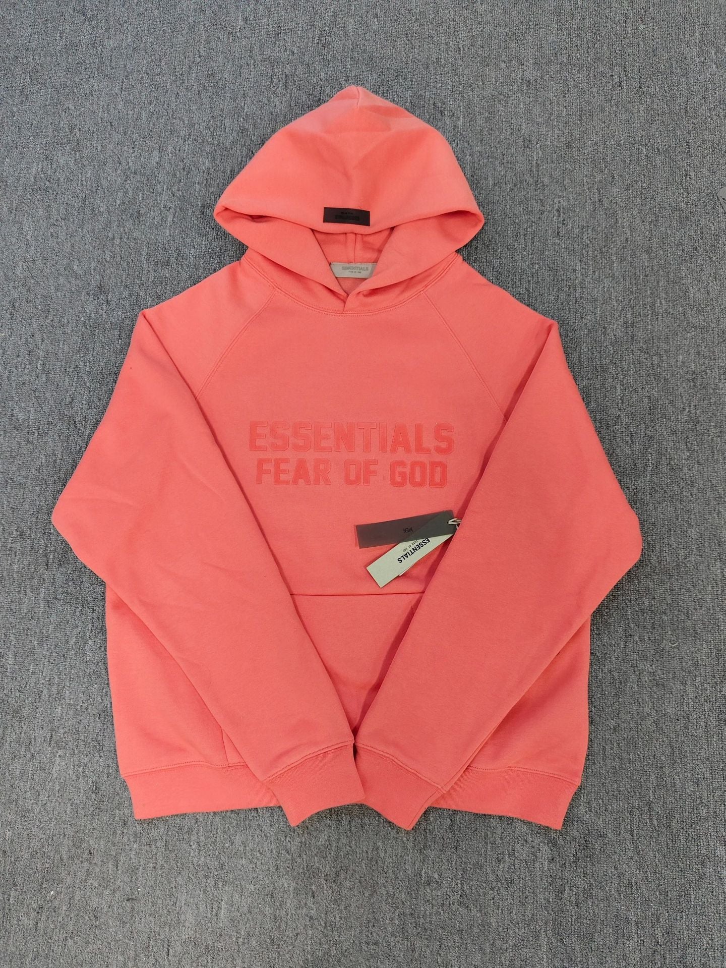 GMabcdFOG Double Line ESSENTIALS Chest Silicone Double Row Letter Hoodie Essentials Sweatshirt