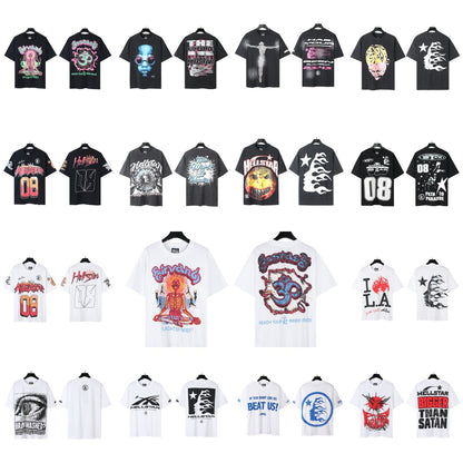 [1]TTY Summer Couples Wear plus Size Loose Pullover Short Sleeve T-shirt Youth Tee