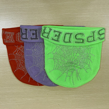 GMabcd Men and Women Couple Style Rhinestone Knitted Woolen Cold Hat All-match Hip-hop Hat