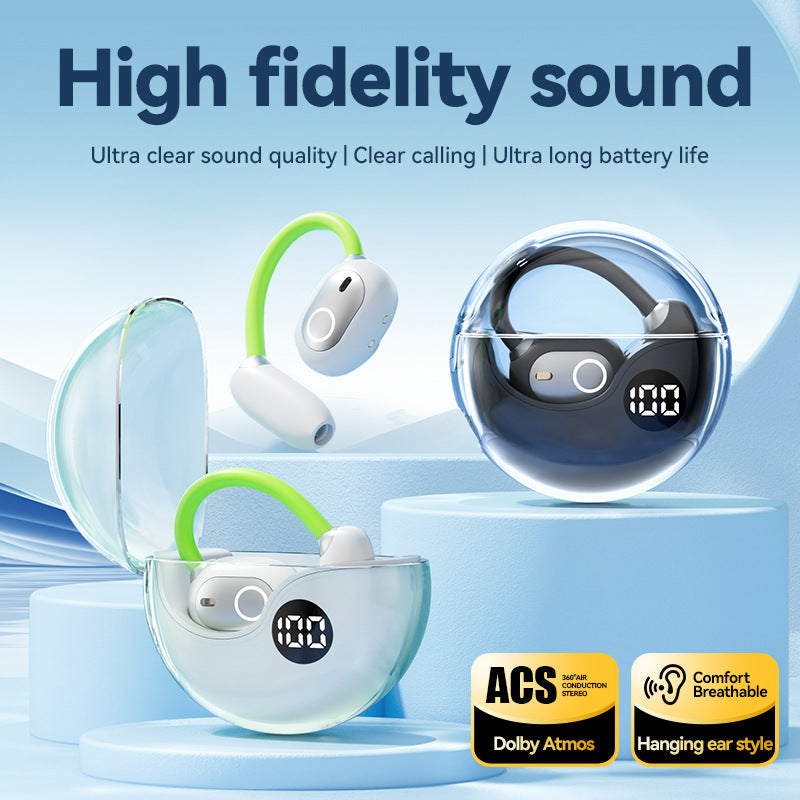 M80 High Quality Bluetooth Headset New Ear-Mounted Non in-Ear Noise Reduction Headset Bluetooth Ultra-Long Life Battery Wireless Headset