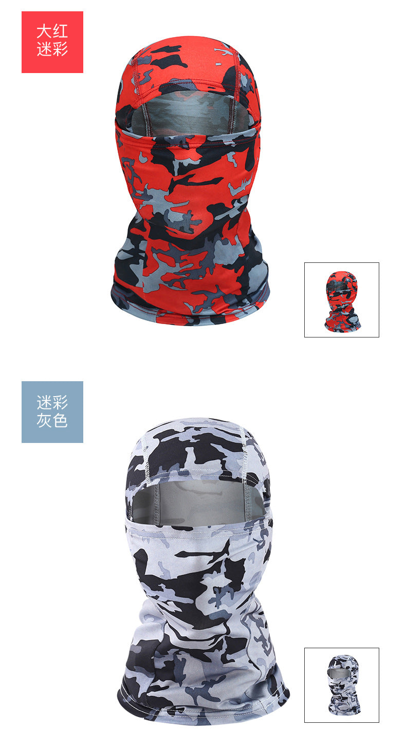 Cycling Mask Summer Balaclava Outdoor Camouflage Tactical Head Cover CS Flying Tiger Mask