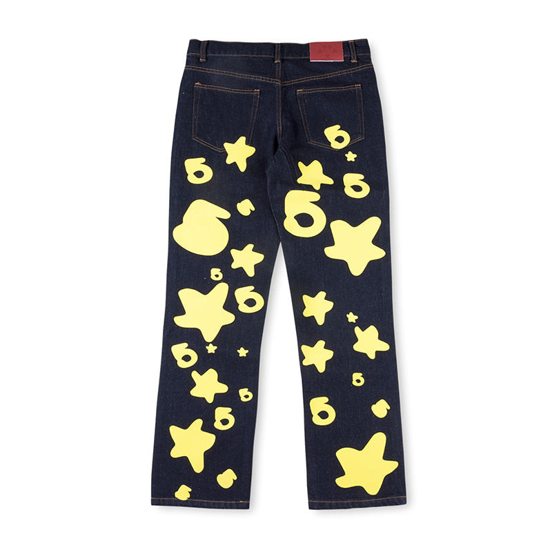 GMabcd-Sp5der worldwide 555555 Casual Denim Suit