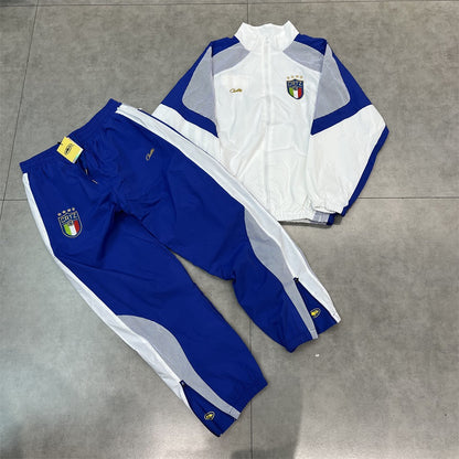 Gmabcd New Corteiz Alcatraz Embroidered Logo Woven Casual Sports Suit Spring Thin Long Pants with Zipper