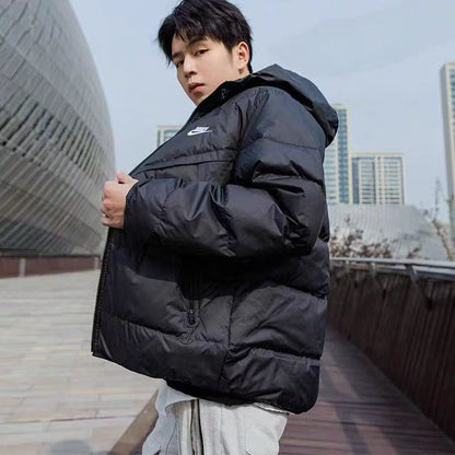 GMabcd 25ss Down Jacket Men's Hooded Warm Casual Down Jacket Coat