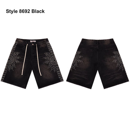 Men's denim shorts – Style 8692 Black