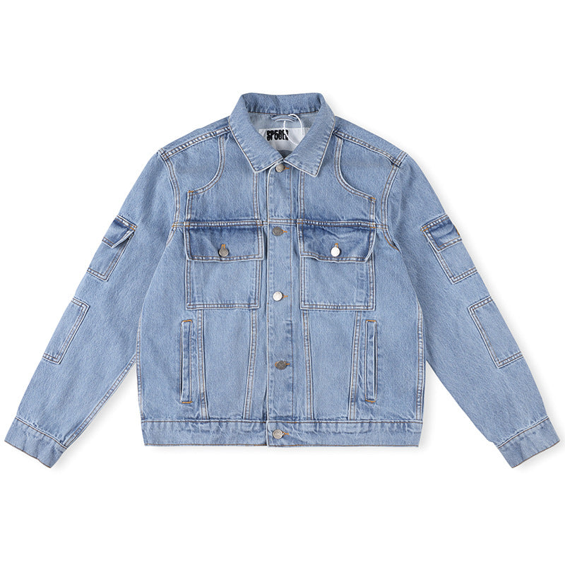 GMabcd-Sp5der worldwide 555555 Casual Denim Suit