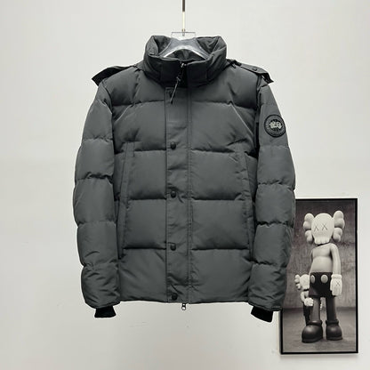 GMabce-New 29 style Big Goose 2048 Parka Coat, Unisex Style with Detachable Hood, Extreme Cold Protection Comparable to Rolls-Royce Grade, Fur-Free Hooded Down Jacket Wyndham Jacket Thickened