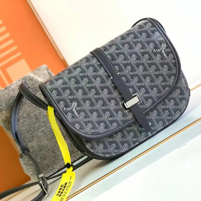 Gay** Messenger Bag Unisex Saddle Bag Dog Tooth Elegant Print Underarm Shoulder Crossbody Bag Trendy