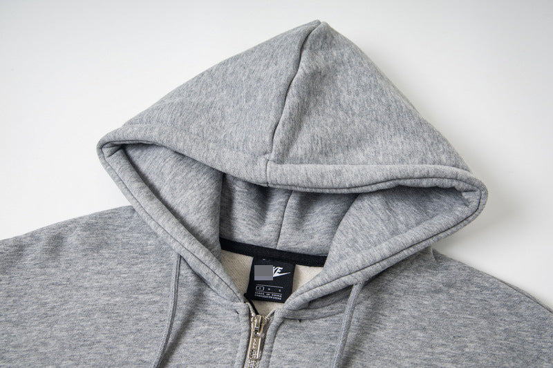 GMstuxN Letter Collaboration Hoodie Classic Letter Embroidery Hooded Sweatshirt Heavyweight Casual Jacket for Men