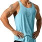 Tank Tops for Mens Summer Mesh Sleeveless Shirts Workout Bodybuilding Muscle T Shirt Basic Running Athletic Tees
