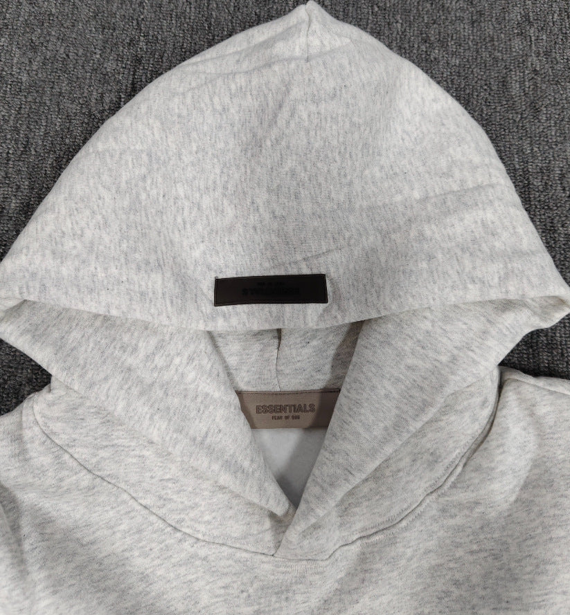 FOG Double-Line Classic Hoodie with Front 3D Letters Loose Fit Unisex Essentials Sweatshirt