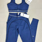 a-l-o Yoga Set High-Quality Sports Set Pilates Set AIRBRUSH HEART THROB BRA