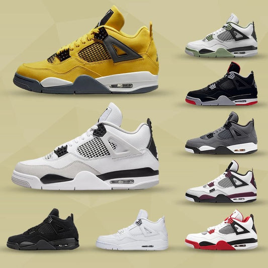 GMABCDAJ4 Electric Mother Black Cement Paris Basketball Shoes Yuanyang AJ3 Air Cushion Basketball Shoes