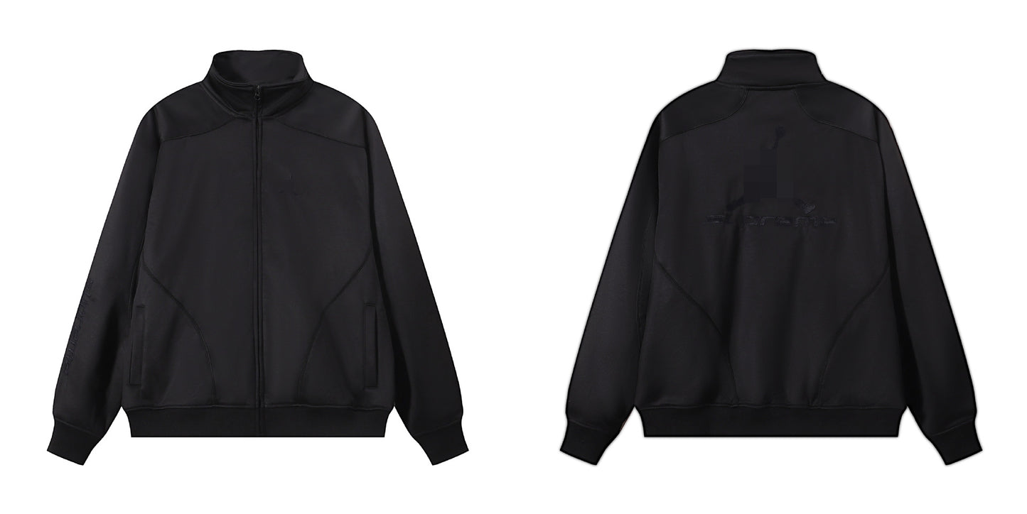 Gmabcd-sup Hoodie Collaboration Joe Loose Fit Autumn Winter Fleece Zipper Jacket Street Fashion Patchwork Hooded Sweatshirt