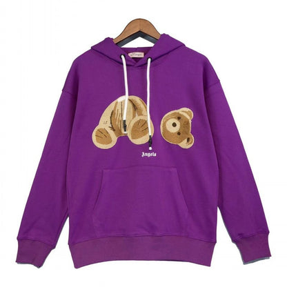 PA Angel Broken Bear Sweater Oversize Niche High Street Fashion Brand Ins Couple Hoodie