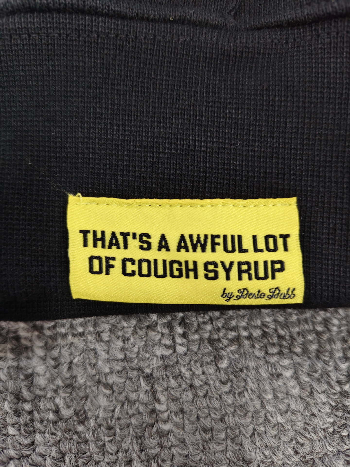 THAT'S A AWFUL LOT OF COUGH SYRU Baseball Player Casual Hoodie Sweatshirt