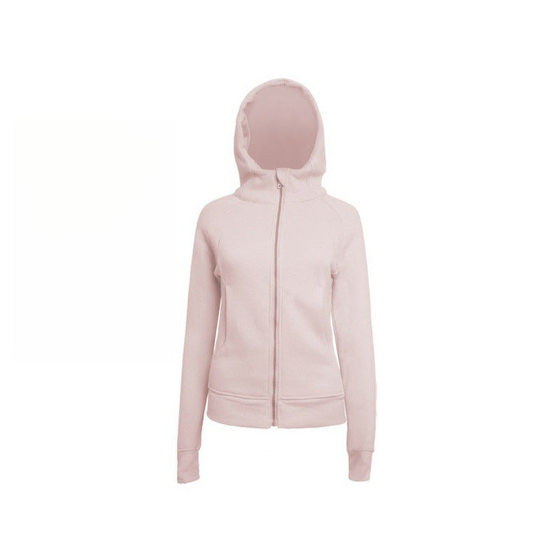 Lulu Same Style Scuba Women's Zipper Hooded Sweatshirt Autumn Winter Women's Outdoor Casual Warm Top Sports Jacket