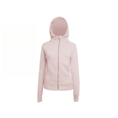 Lulu Same Style Scuba Women's Zipper Hooded Sweatshirt Autumn Winter Women's Outdoor Casual Warm Top Sports Jacket
