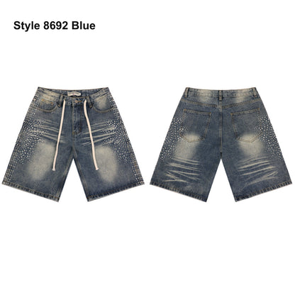 Men's denim shorts – Style 8692 Blue