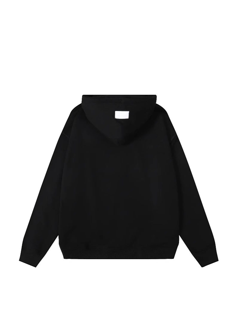 Fog Three-Party Collaboration Double Hoodie Sweatshirt 400g Heavyweight Fleece Cotton Loose Jacket for Men