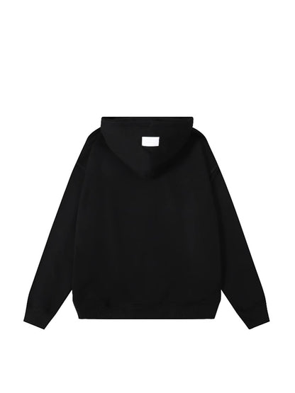 Fog Three-Party Collaboration Double Hoodie Sweatshirt 400g Heavyweight Fleece Cotton Loose Jacket for Men