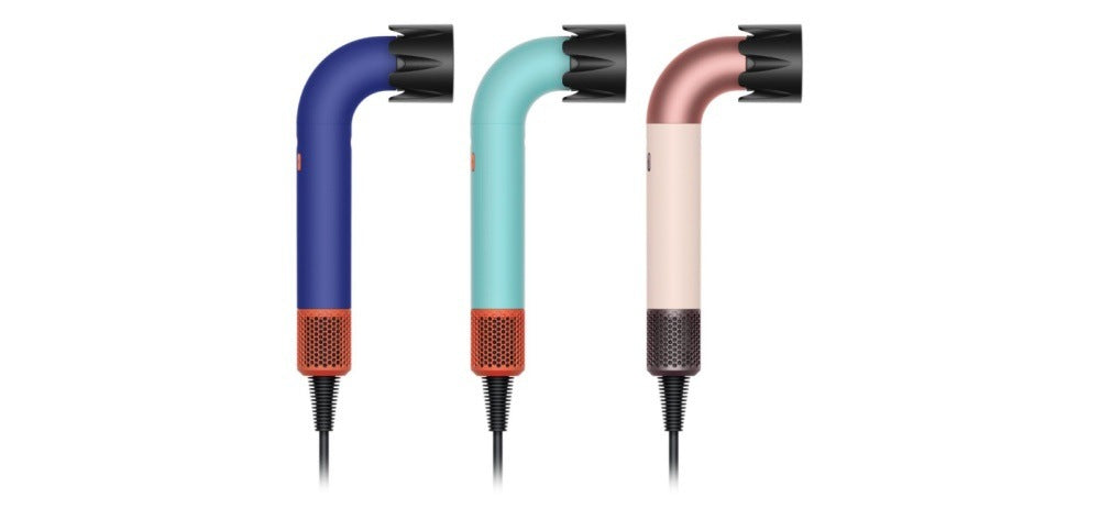New R-Type Elbow Hair Dryer Travel Portable Bladeless Hair Dryer Household Anion High-Speed Hair Dryer H-D-18