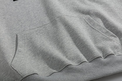 2025 New FOG 1977 Flocked Print Digital High Street European and American Style Sweatshirt Loose Casual Pants Unisex Set