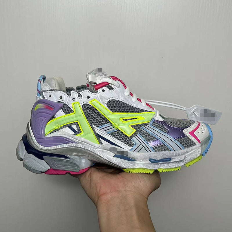 High Quality Sport Sneakers Paris 7 Generation Men's and Women's Raise the Bottom Couple Shoes Sports