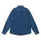 Trendy Brand Am* Small Heart Embroidered Shirt Casual Loose Fit Unisex Couple Style Amy Cotton Long Sleeve Top