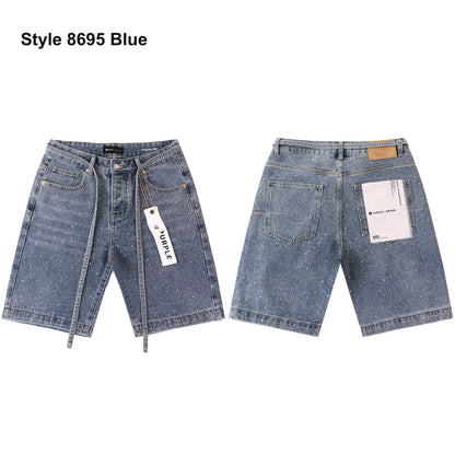 Men's denim shorts – Style 8695 Blue