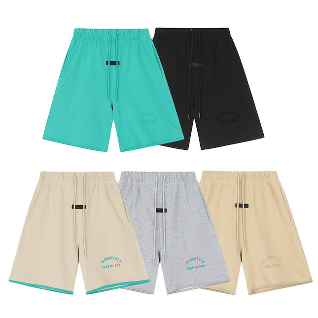 FQG New Men's Shorts Plus Size Loose Fit European and American Trendy Brand Summer Five-Point Shorts Wholesale Dropshipping