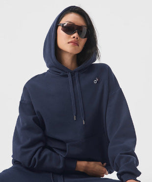 al Autumn Winter 2024 New Trendy Casual Hooded Loose Long Sleeve Sweatshirt Sports Set for Men and Women Couples